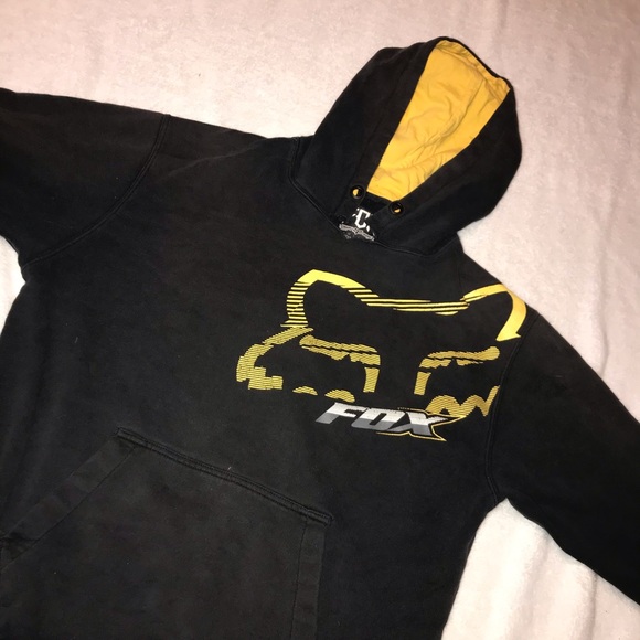 yellow fox hoodie